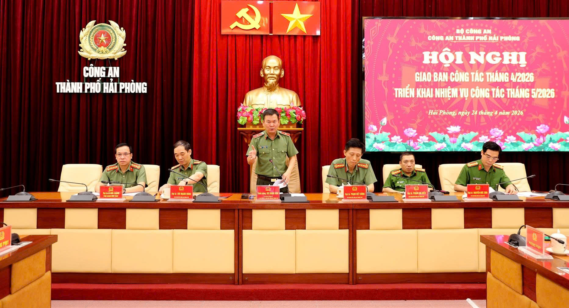 Tập trung cao bảo đảm ANTT phục vụ kỳ nghỉ lễ 30/4 - 01/5 và Lễ hội Hoa phượng đỏ - Hải Phòng năm 2026